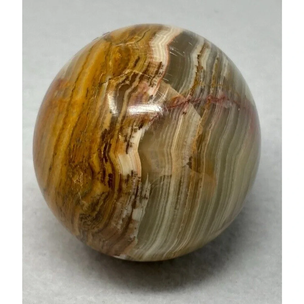 Vintage Stone Marble Alabaster Neutral Toned Eggs Single Egg Polished‎